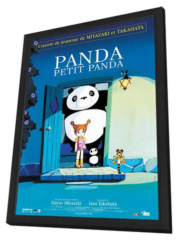 Panda! Go Panda! 11 x 17 Movie Poster - French Style A - in Deluxe Aluminum Frame
