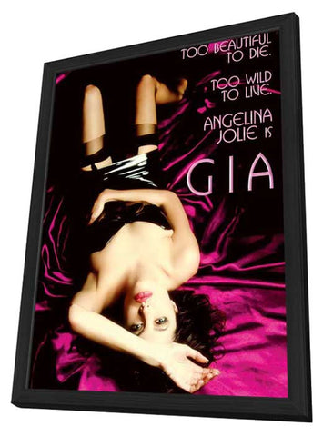Gia 11 x 17 Movie Poster - Style C - in Deluxe Aluminum Frame
