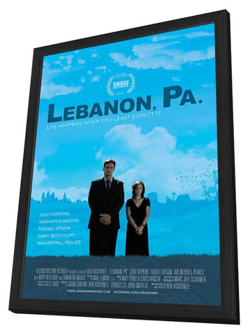Lebanon, Pa. 11 x 17 Movie Poster - Style A - in Deluxe Aluminum Frame