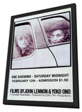 Films By John Lennon & Yoko Ono 11 x 17 Movie Poster - Style A - in Deluxe Aluminum Frame