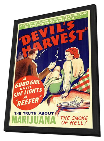 Devil's Harvest 11 x 17 Movie Poster - Style B - in Deluxe Aluminum Frame