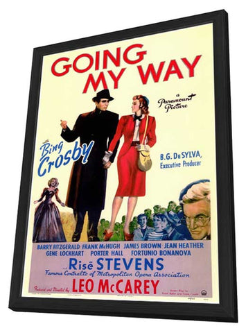 Going My Way 11 x 17 Movie Poster - Style A - in Deluxe Aluminum Frame