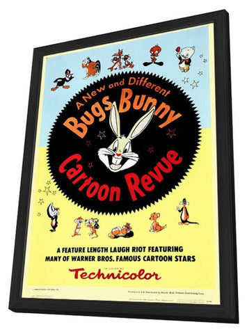Bugs Bunny A Cartoon Revue 11 x 17 Movie Poster - Style A - in Deluxe Aluminum Frame