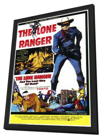 The Lone Ranger and the Lost City of Gold 11 x 17 Movie Poster - Style A - in Deluxe Aluminum Frame