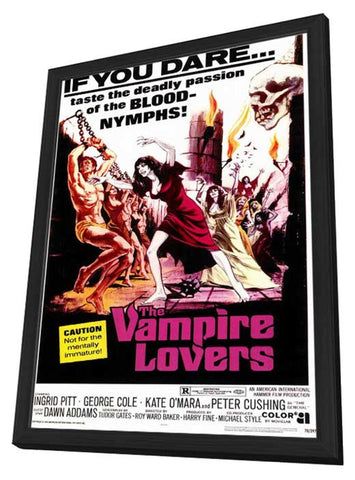 The Vampire Lovers 11 x 17 Movie Poster - Style A - in Deluxe Aluminum Frame