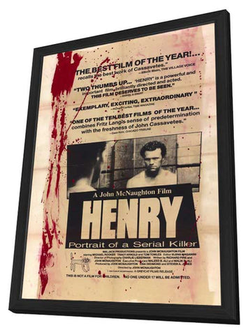 Henry: Portrait of a Serial Killer 11 x 17 Movie Poster - Style A - in Deluxe Aluminum Frame