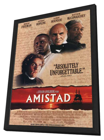 Amistad 11 x 17 Movie Poster - Style A - in Deluxe Aluminum Frame