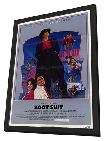 Zoot Suit 11 x 17 Movie Poster - Style A - in Deluxe Wood Frame