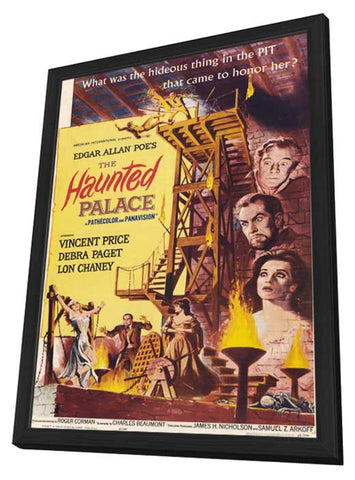 The Haunted Palace 11 x 17 Movie Poster - Style A - in Deluxe Aluminum Frame