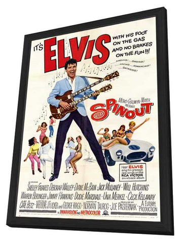 Spinout 11 x 17 Movie Poster - Style A - in Deluxe Aluminum Frame