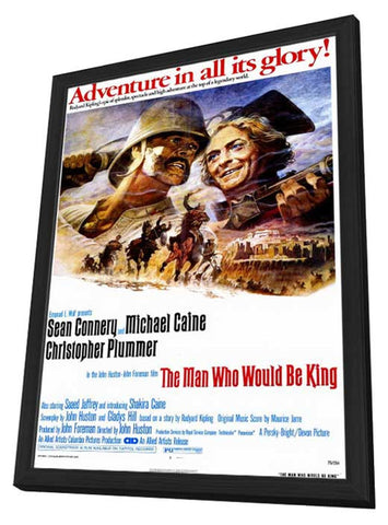 The Man Who Would Be King 11 x 17 Movie Poster - Style A - in Deluxe Aluminum Frame