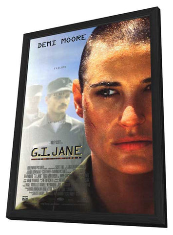 G.I. Jane 11 x 17 Movie Poster - Style A - in Deluxe Aluminum Frame