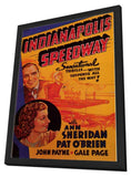 Indianapolis Speedway 11 x 17 Movie Poster - Style A - in Deluxe Aluminum Frame