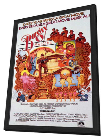 Bugsy Malone 11 x 17 Movie Poster - Style A - in Deluxe Aluminum Frame