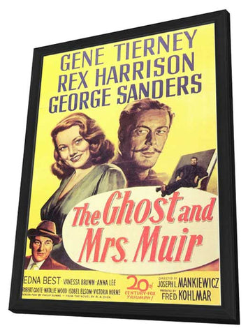 The Ghost and Mrs. Muir 11 x 17 Movie Poster - Style A - in Deluxe Aluminum Frame
