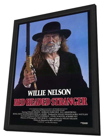 Red Headed Stranger 11 x 17 Movie Poster - Style A - in Deluxe Aluminum Frame