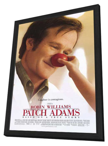 Patch Adams 11 x 17 Movie Poster - Style A - in Deluxe Aluminum Frame