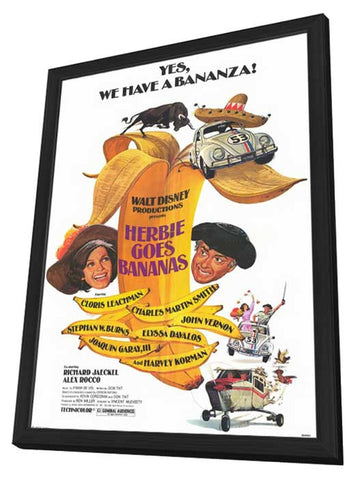 Herbie Goes Bananas 11 x 17 Movie Poster - Style A - in Deluxe Aluminum Frame