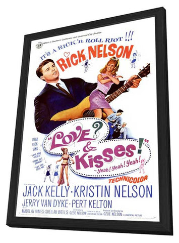 Love and Kisses 11 x 17 Movie Poster - Style A - in Deluxe Aluminum Frame