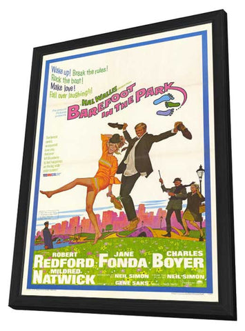 Barefoot in the Park 11 x 17 Movie Poster - Style A - in Deluxe Aluminum Frame