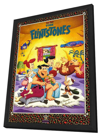 Flintstones, The (TV) 11 x 17 TV Poster - Style A - in Deluxe Aluminum Frame