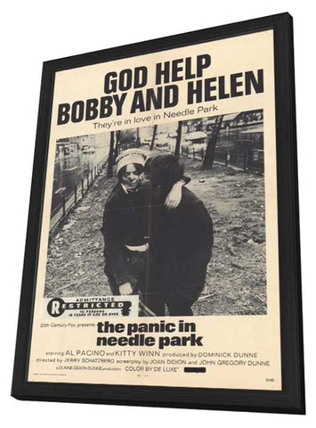 The Panic In Needle Park 11 x 17 Movie Poster - Style A - in Deluxe Aluminum Frame