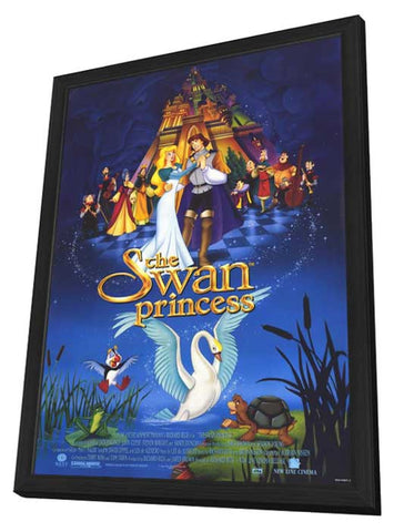 The Swan Princess 11 x 17 Movie Poster - Style C - in Deluxe Aluminum Frame