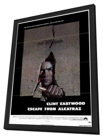 Escape From Alcatraz 11 x 17 Movie Poster - Style A - in Deluxe Aluminum Frame