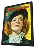 Hepburn, Katharine 11 x 17 Modern Screen Magazine Cover 1940's - in Deluxe Wood Frame