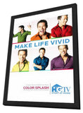 Color Splash 11 x 17 TV Poster - Style A - in Deluxe Aluminum Frame
