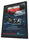 High Stakes Poker 11 x 17 TV Poster - Style A - in Deluxe Aluminum Frame