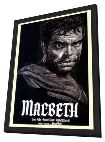 Macbeth 11 x 17 Movie Poster - Style D - in Deluxe Aluminum Frame