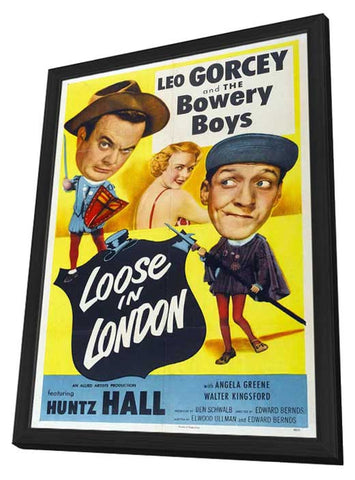 Loose in London 11 x 17 Movie Poster - Style A - in Deluxe Aluminum Frame