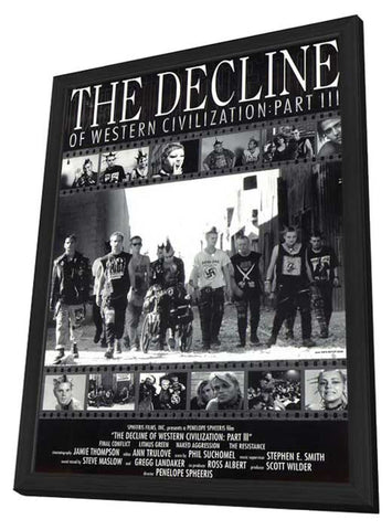 The Decline Of Western Civilization: Part 3 11 x 17 Movie Poster - Style A - in Deluxe Aluminum Frame