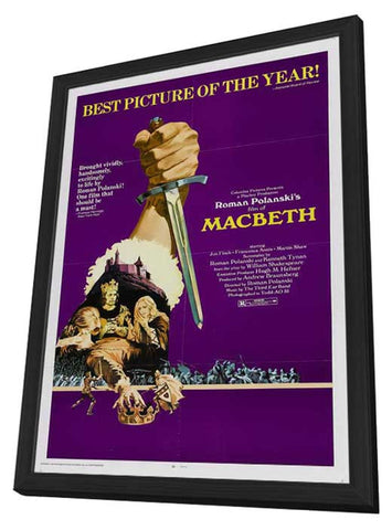 The Tragedy of Macbeth 11 x 17 Movie Poster - Style A - in Deluxe Aluminum Frame