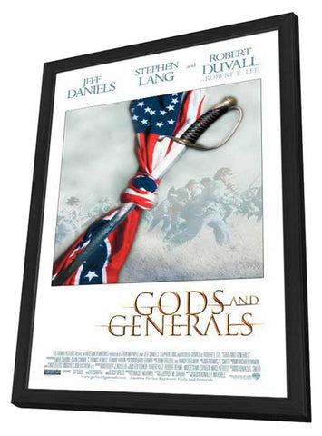 Gods and Generals 11 x 17 Movie Poster - Style B - in Deluxe Aluminum Frame