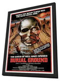 Burial Ground 11 x 17 Movie Poster - Style A - in Deluxe Aluminum Frame
