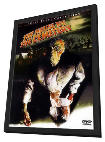 The House by the Cemetery 11 x 17 Movie Poster - Style B - in Deluxe Aluminum Frame