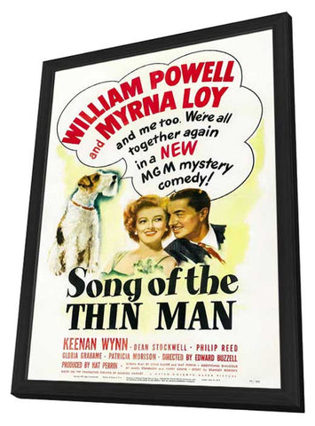 Song of the Thin Man 11 x 17 Movie Poster - Style A - in Deluxe Aluminum Frame