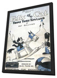 Felix the Cat Trips Thru Toyland 11 x 17 Movie Poster - Style A - in Deluxe Aluminum Frame