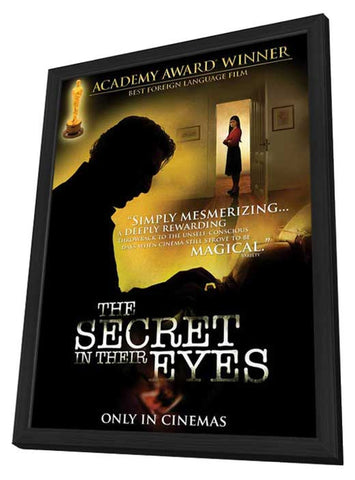 The Secret in Their Eyes 11 x 17 Movie Poster - Style A - in Deluxe Aluminum Frame