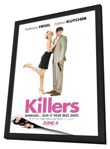 Killers 11 x 17 Movie Poster - Style D - in Deluxe Aluminum Frame