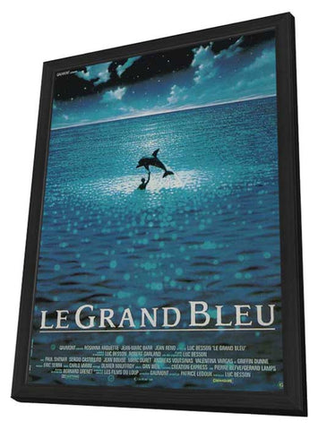The Big Blue 11 x 17 Movie Poster - French Style B - in Deluxe Wood Frame