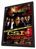CSI: Miami 11 x 17 TV Poster - Japanese Style A - in Deluxe Aluminum Frame