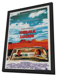 Thelma and Louise 11 x 17 Movie Poster - French Style A - in Deluxe Wood Frame