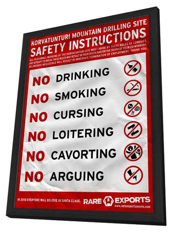 Rare Exports Inc. 11 x 17 Movie Poster - Style B - in Deluxe Aluminum Frame