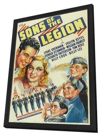Sons of the Legion 11 x 17 Movie Poster - Style A - in Deluxe Aluminum Frame