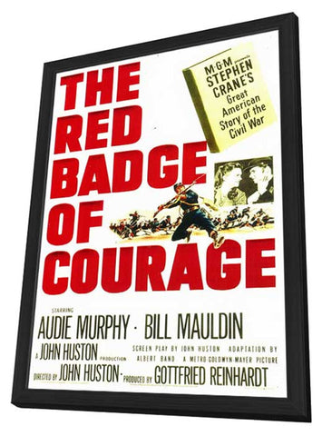 The Red Badge of Courage 11 x 17 Movie Poster - Style A - in Deluxe Aluminum Frame