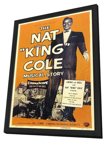 The Nat King Cole Musical Story 11 x 17 Movie Poster - Style A - in Deluxe Aluminum Frame