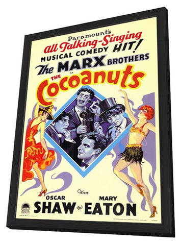 The Cocoanuts 11 x 17 Movie Poster - Style A - in Deluxe Aluminum Frame